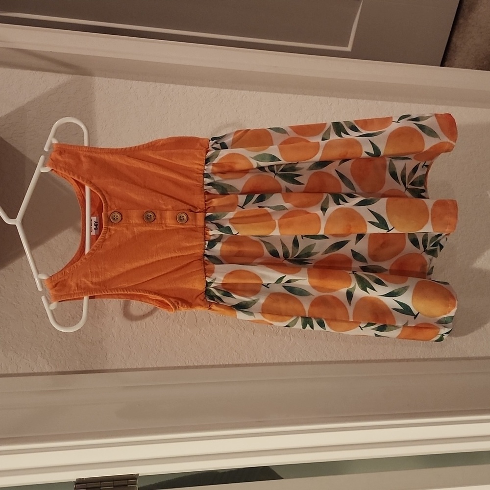 Orange dress